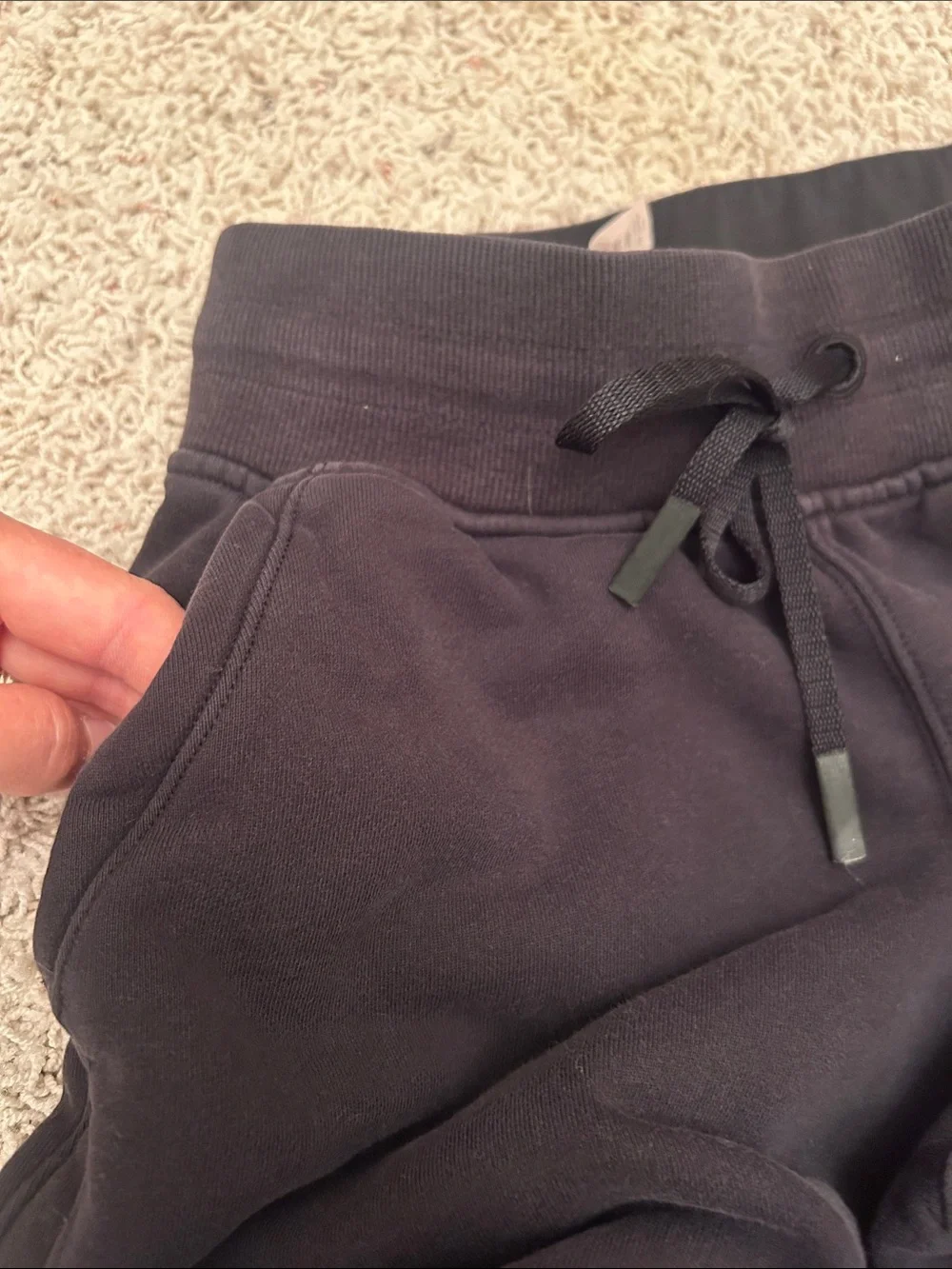 LULULEMON Black Jogger Sweatpants Size 2 Women